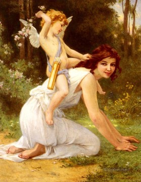 Guillaume Seignac Painting - Cupids Folly Academic Guillaume Seignac
